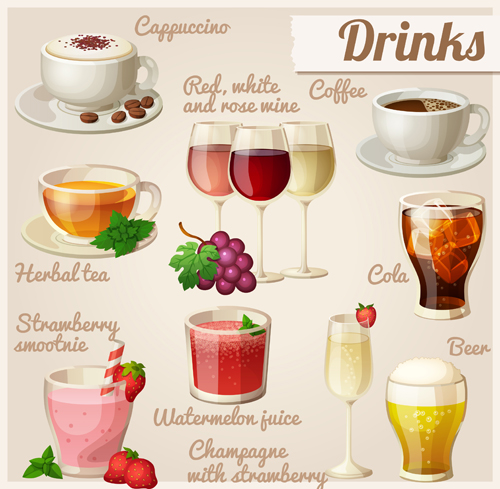 Huge collection of various food icons vector 08