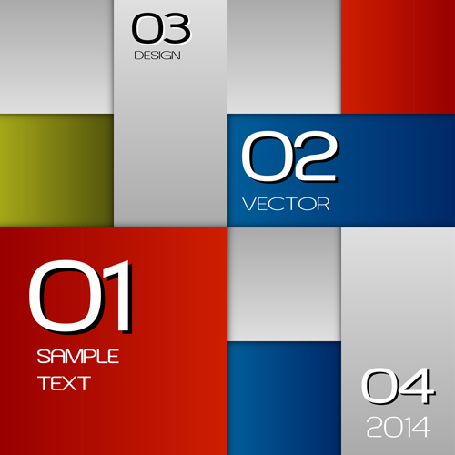 Squares moderin business template vector 07 Squares moderin business template vector 07