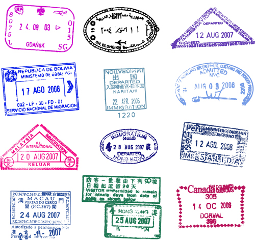 Different passports template vector 03 Different passports template vector 03