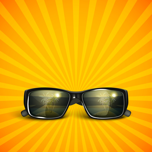 Stylish Sunglasses vector 01 Stylish Sunglasses vector 01
