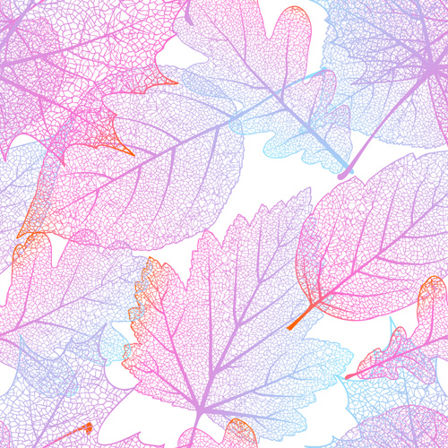 seamless pattern leaves leave beautiful autumn leaves autumn 