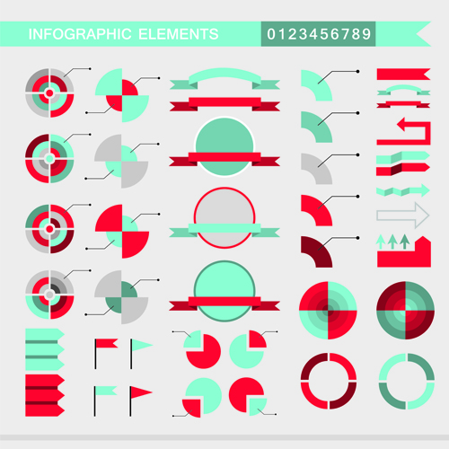 vector material material infographic element creative 