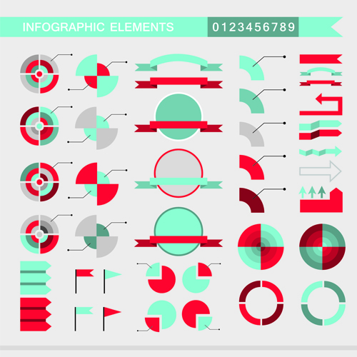 Creative infographic element vector material 02 Creative infographic element vector material 02