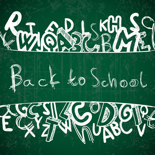 School chalk hand drawing elements vectors material 02 School chalk hand drawing elements vectors material 02