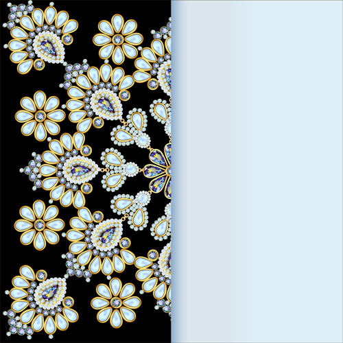 floral background floral diamonds background vector background 