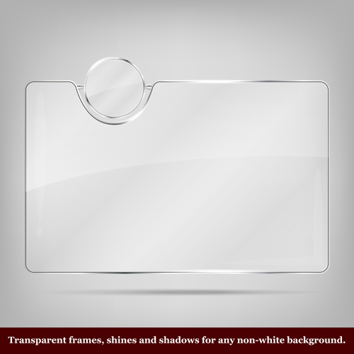 transparent glass frame design 