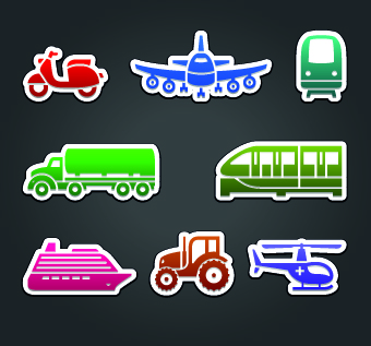 transport stickers sticker different 
