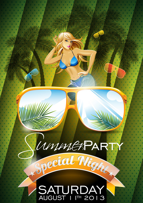 Stylish Sunglasses vector 04 Stylish Sunglasses vector 04