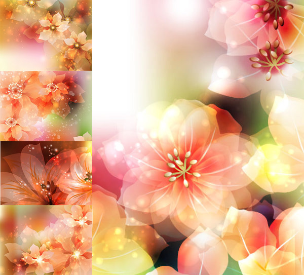 Dream flower background vector Graphic Dream flower background vector Graphic