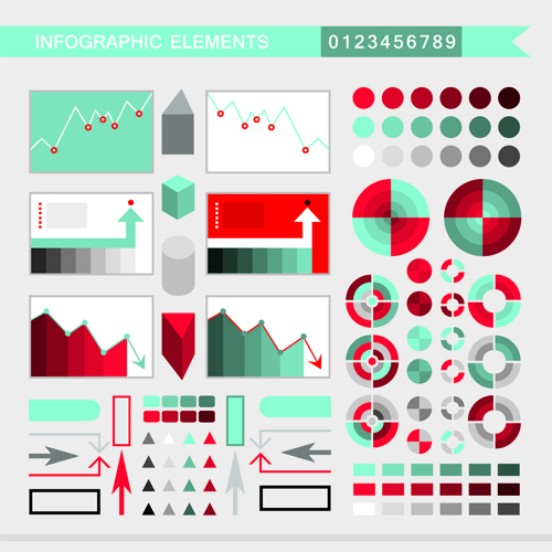 vector material infographic creative 