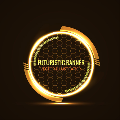 Futuristic banner concept vector 06 Futuristic banner concept vector 06