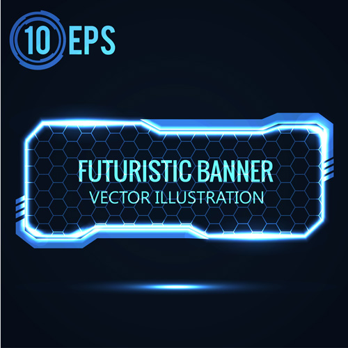 futuristic concept banner 