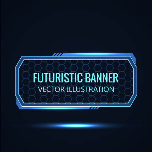 Futuristic banner concept vector 08 Futuristic banner concept vector 08