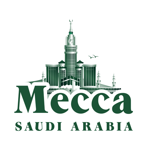 Makkah famous buildings vector 02 Makkah famous buildings vector 02