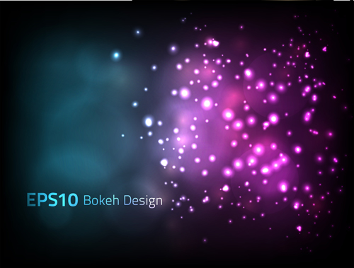 Purple light dots blur vector background Purple light dots blur vector background