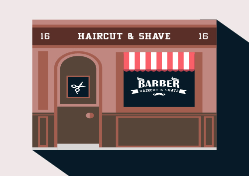 Stores with long shadow flat vector material 04 Stores with long shadow flat vector material 04