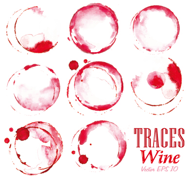 Traces wine design vector Traces wine design vector