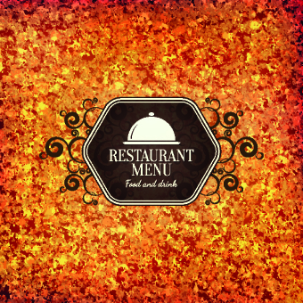 Creative retro restaurant menu template 04 Creative retro restaurant menu template 04