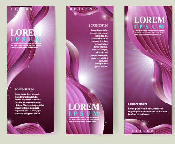 Banner corporate template purple vector 01 Banner corporate template purple vector 01