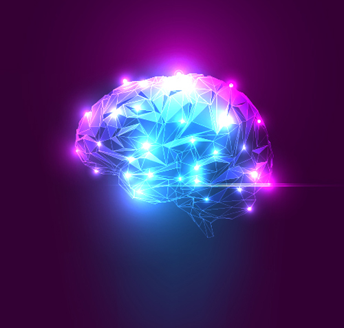 Brain geometric shapes vector illustration 08 Brain geometric shapes vector illustration 08