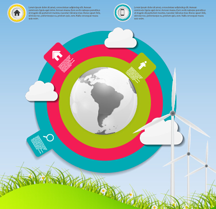 Cloud tech concept template vector 05 Cloud tech concept template vector 05