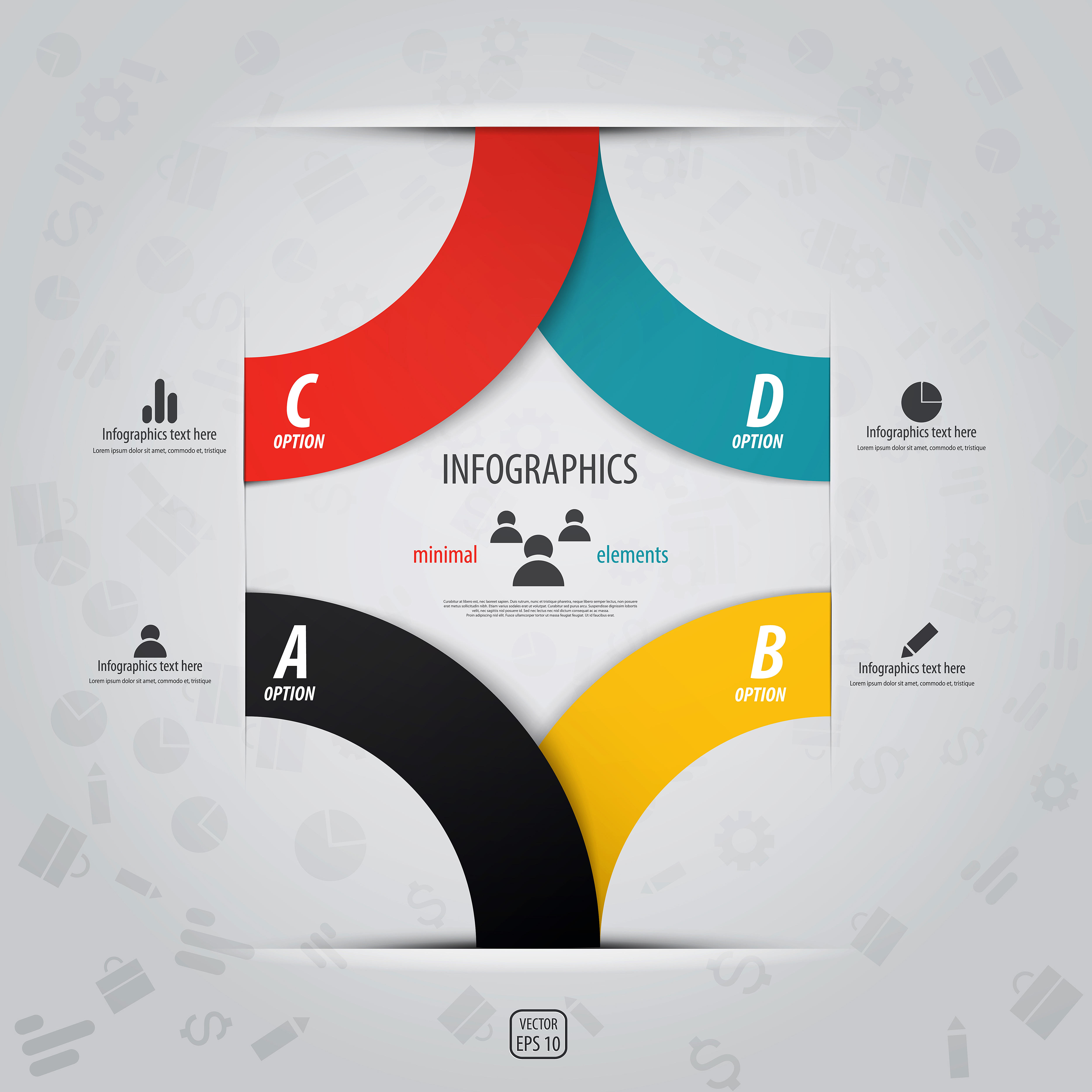 Colored banners infographic vectors 04 Colored banners infographic vectors 04