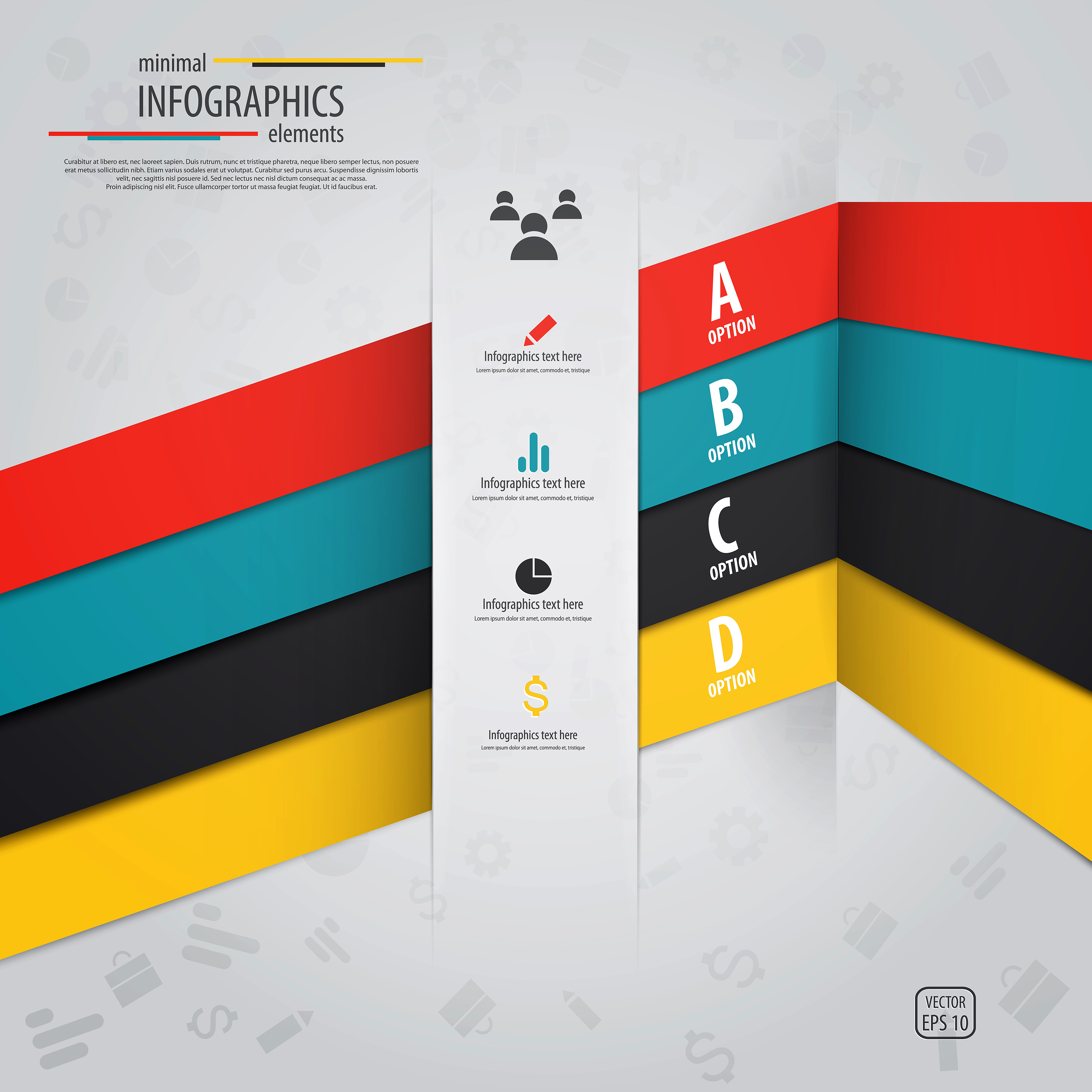 Colored banners infographic vectors 05 Colored banners infographic vectors 05