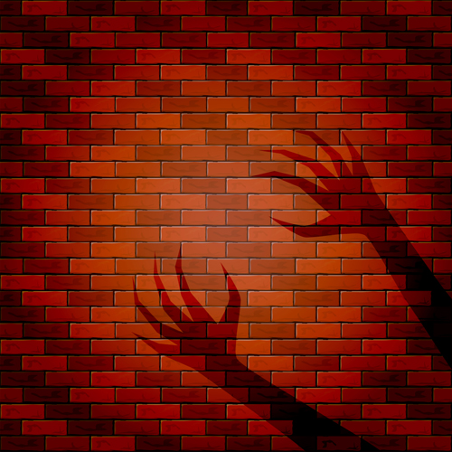Halloween brick wall background vector 07 Halloween brick wall background vector 07
