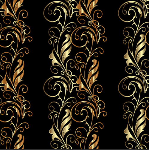 Ornaments borders seamless vector 01 Ornaments borders seamless vector 01
