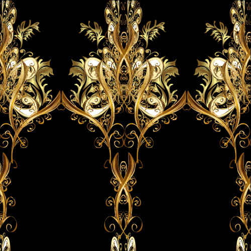 Ornaments borders seamless vector 02 Ornaments borders seamless vector 02