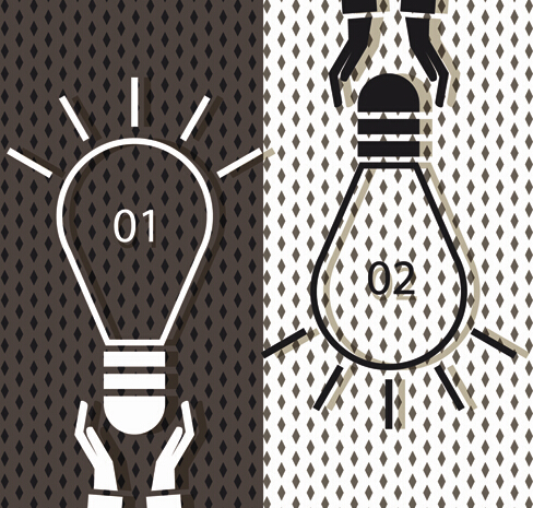 lamp Idea creative business template business 