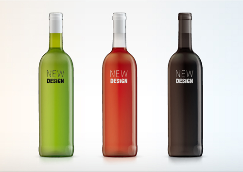 wine material design bottle 