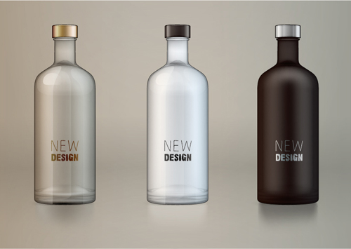 Vector wine bottle design material set 09 Vector wine bottle design material set 09