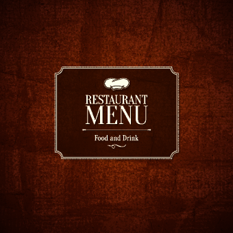Creative retro restaurant menu template 02 Creative retro restaurant menu template 02