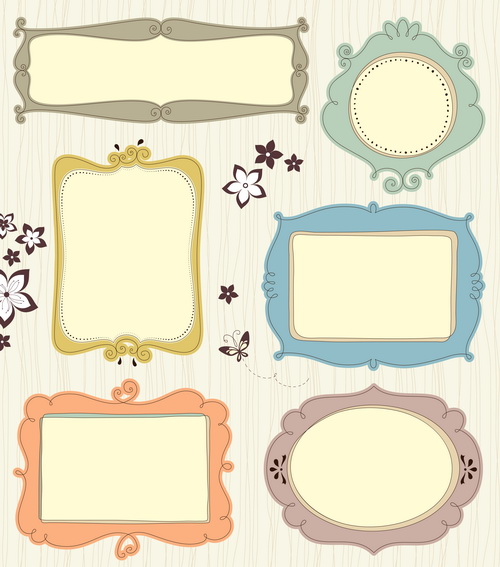 Blank frames design vector collection 07 Blank frames design vector collection 07