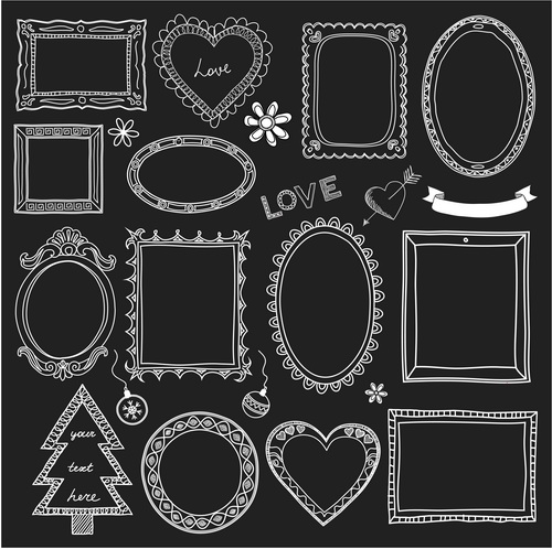 Blank frames design vector collection 08 Blank frames design vector collection 08