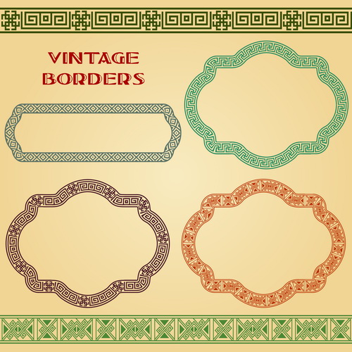 Blank frames design vector collection 10 Blank frames design vector collection 10