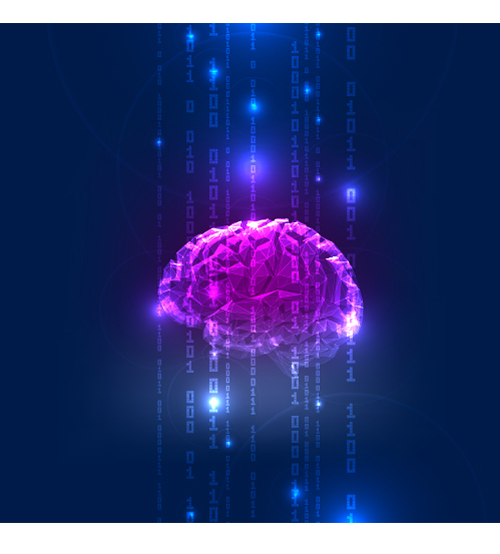 Brain geometric shapes vector illustration 03 Brain geometric shapes vector illustration 03