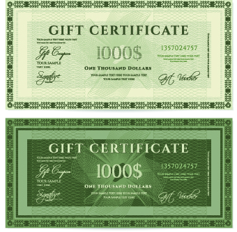 template vector template coupon certificate 
