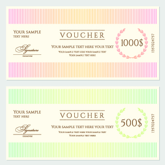 template vector template coupon certificate 