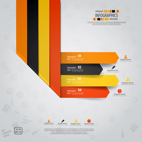 Colored banners infographic vectors 01 Colored banners infographic vectors 01