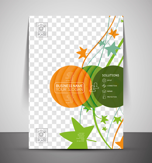 vector illustration illustration flyer cover corporate 