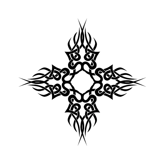 Creative tattoo ornament material vector 04 Creative tattoo ornament material vector 04