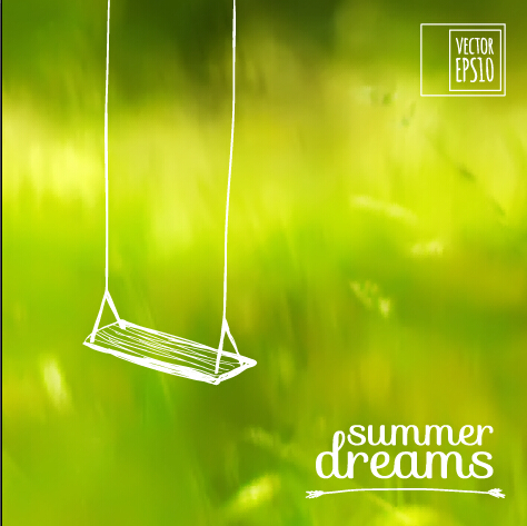 Elegant summer dreams vector background art 02 Elegant summer dreams vector background art 02