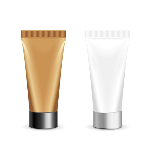 Makeup box packaging vector template 02 Makeup box packaging vector template 02