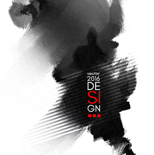 Vector inkblot grunge background 05 Vector inkblot grunge background 05