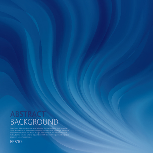 Wave blue abstract vector background Wave blue abstract vector background