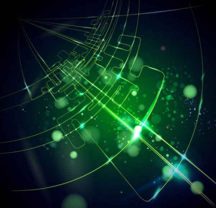 Shining light tech background Illustration vector 02 Shining light tech background Illustration vector 02