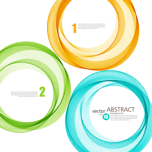 Abstract circle colorful background vector 02 Abstract circle colorful background vector 02