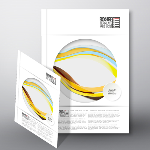 Cover brochure flyer business templates vectors 05 Cover brochure flyer business templates vectors 05